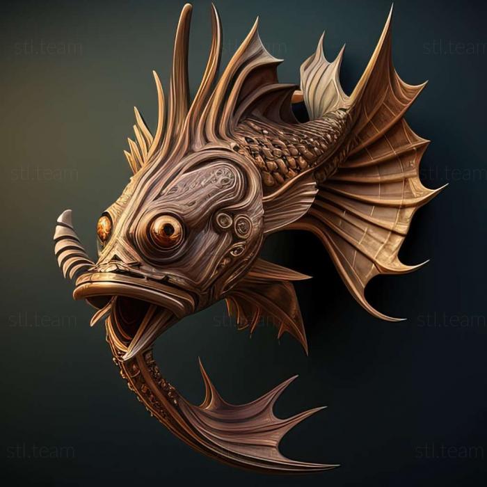 3D модель Обыкновенная рогатая рыба (STL)